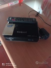 Decoder I-can 3900s + scheda HD gold tivù s