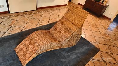 Chaise longue in vimini  IKEA Karlskrona vintage