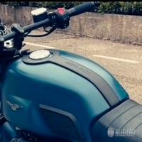 Cinghia serbatoio nera Moto Guzzi V7 e VIII NUOVA