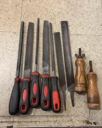 Set di lime e raspe + tagliatubi