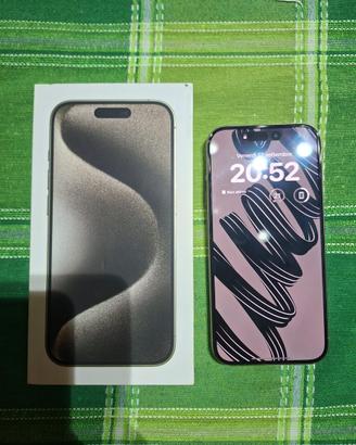Iphone 15 pro titanio