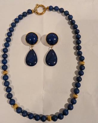 parure gioielli lapis e oro