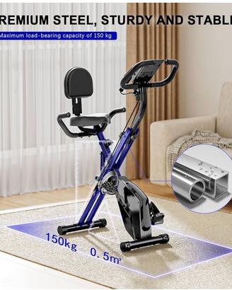 Cyclette pieghevole 4 in 1