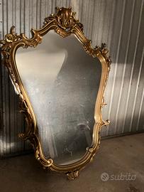 Specchio barocco foglia oro