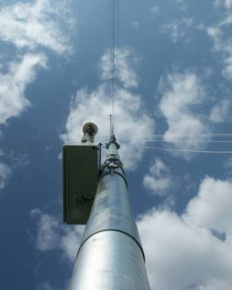 Torre anemometrica tubolare 40 m completa – pronta