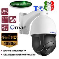 DOME CAMERA PTZ AUTOTRACKING 2 MPX 1080P FULL HD I