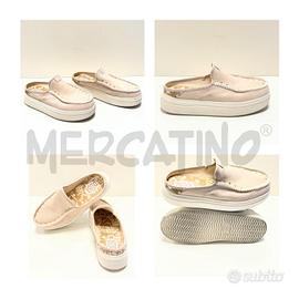 SANDALI CHIUSI D HEY DUDE SABBIA CON BORCHIE