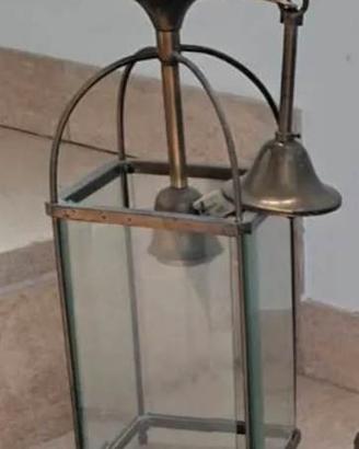 lampadario lanterna vetro