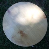 Piatto girevole in legno