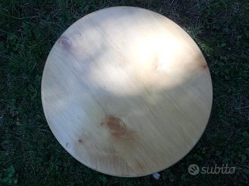 Piatto girevole in legno
