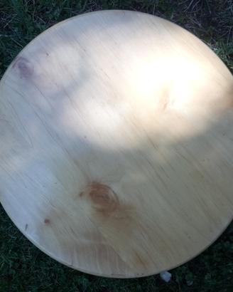 Piatto girevole in legno
