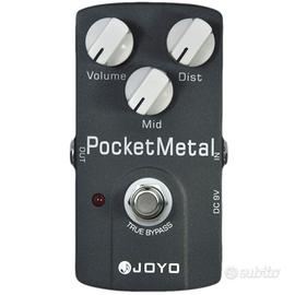 Pedale distorsione per chitarra Joyo pocket metal