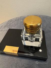 Montblanc set da scrivania  vintage  con calamaio