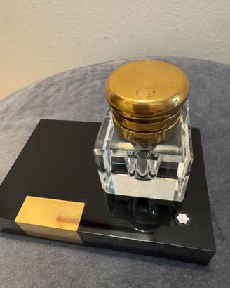 Montblanc set da scrivania  vintage  con calamaio