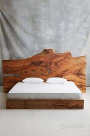 Letti rustici baita legno tavole