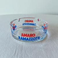 Amaro Ramazzotti posacenere vintage in vetro