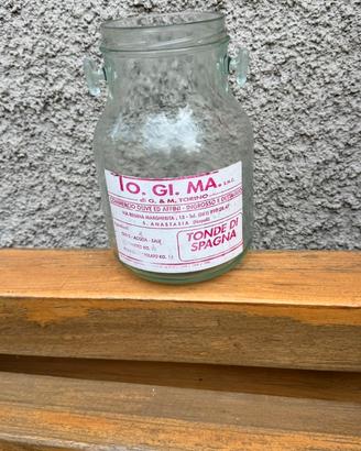 Barattolo di vetro antico