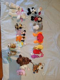 Portachiavi peluche animali e personaggi