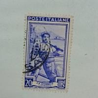 Francobollo 20 lire La Sciabica (Campania) 