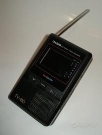 TV LCD vintage CASIO TV-410 (tascabile)