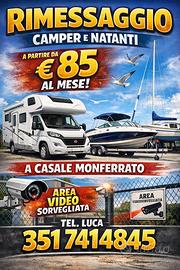 Rimessaggio camper barche