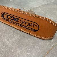 CorSport CINTURA PESI in VERO CUOIO IMBOTTITA