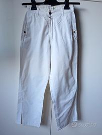 pantaloni bianchi donna