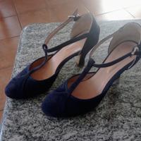 Scarpe eleganti blu da donna, 38