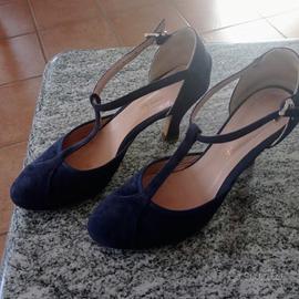Scarpe eleganti blu da donna, 38