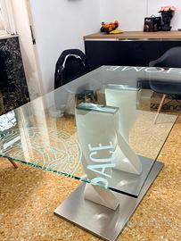 Tavolo in vetro 90x260