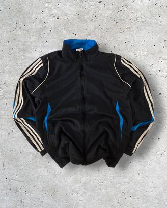 Vintage Track Jacket Black/Blue Size L–Streetwear