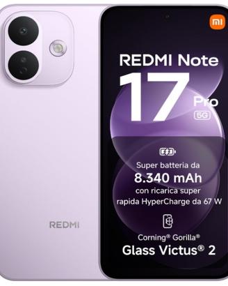 XIAOMI REDMI NOTE 17 PRO 5G 256GB DUAL SIM 6GB RAM