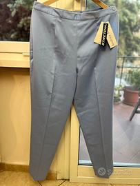 Pantaloni baby blu stretch tg 50