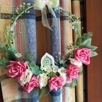 Ghirlanda o retro porta 