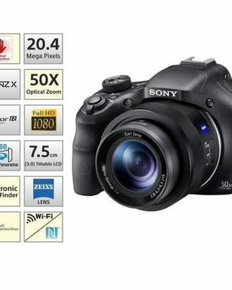 NUOVA Sony DSC-HX400V Fotocamera lenti Carl Zeiss
