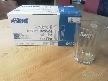 6 bicchieri nuivi, ESTATHÈ, Ferrero ed. limitato 