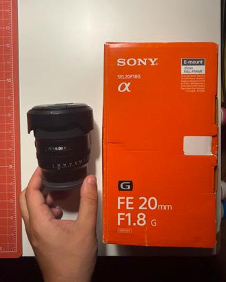 Sony 20mm G f1.8 - come nuovo