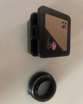 Adattatore per obiettivi Leica R a Fotocamere m43