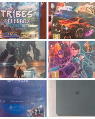 PLAYSTATION 4 con 5 giochi