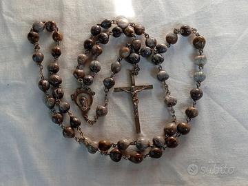 Antico rosario con semi Lacrime di Giobbe 