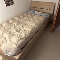 Letto singolo Ikea con contenitore