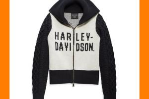 MAGLIA LANA DONNA BLACK WHITE H-D