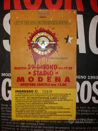 Guns n' roses - live modena 1993 memorabilia raro
