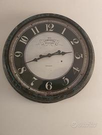orologio da parete Dialma brown vintage