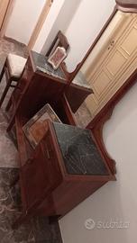 toilette con specchio 