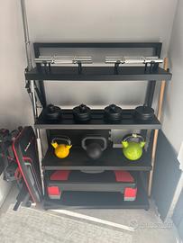 Rastrelliera pesi in ferro su misura