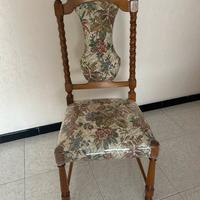 Sedie stile barocco come nuove