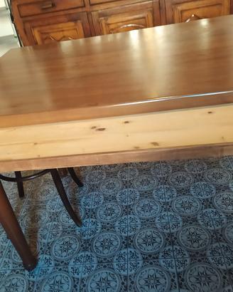 Tavolo rustico in legno 130x80 estraibile