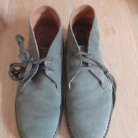scarpe uomo scamosciato verde n 43