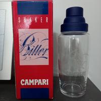 Shaker in Vetro "Bitter CAMPARI" Italia
